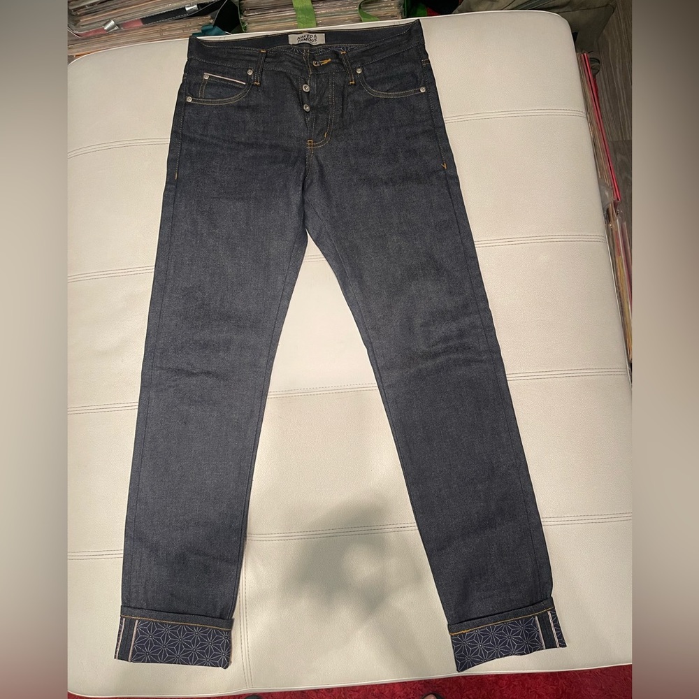 Naked & Famous Selvedge denim jeans Model Super guy size 31 inseam 34
